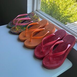 3 Pairs of Coach Sandals